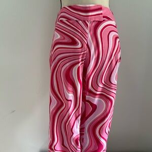ZPPLP ZARA Pink Psychedelic Linen Pants